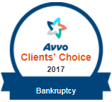 Avvo Clients' Choice 2017 | Bankruptcy